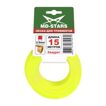Леска для триммера SQUARE (квадрат) 3,0ММХ15М купить в Екатеринбурге