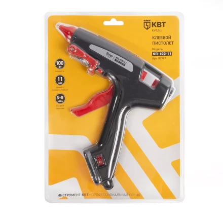 Пистолет клеевой КВТ КП-100-11 100 Вт,  стержня 11 мм (87967) купить в Екатеринбурге