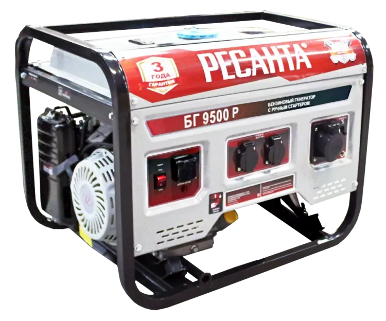 Бензогенератор  Ресанта БГ 9500 Р купить в Екатеринбурге