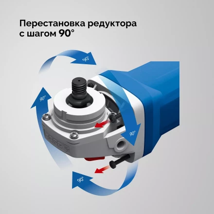 ЗУБР 1100 Вт, d125 мм, УШМ, регулировка оборотов, фланец МИГ, Профессионал (УШМ-П125-1105 Э) купить в Екатеринбурге