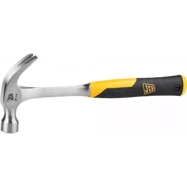 Молоток-гвоздодер JCB цельнокованый, двухкомпонентная виброгасящая рукоятка, 550г JHM004 купить в Екатеринбурге