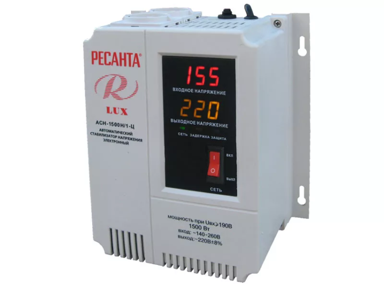 Стабилизатор АСН-1500Н/1-Ц Ресанта Lux купить в Екатеринбурге
