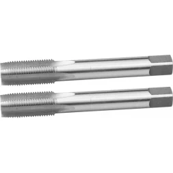 Метчики ЗУБР &quot;ЭКСПЕРТ&quot; машинно-ручные, комплектные для нарезания метрической резьбы, М14 x 1,5, 2шт 4-28007-14-1.5-H2