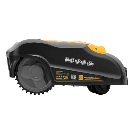 Робот-газонокосилка Grass Master 1000, ультразвуковой датчик, 3 Ач, LCD дисплей, Wi-Fi // Denzel купить в Екатеринбурге