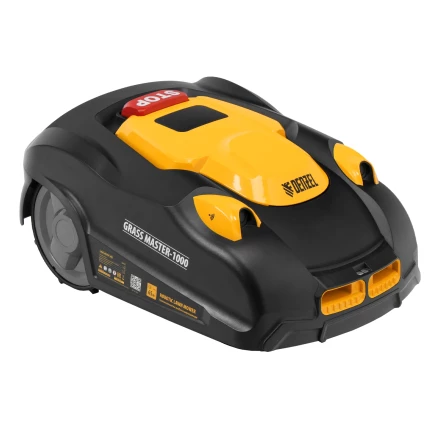 Робот-газонокосилка Grass Master 1000, ультразвуковой датчик, 3 Ач, LCD дисплей, Wi-Fi // Denzel купить в Екатеринбурге