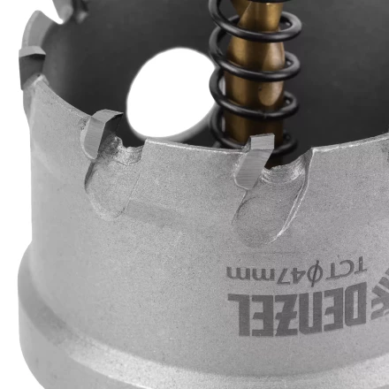 Коронка по металлу твердосплавная, 47 мм Denzel 724015 купить в Екатеринбурге