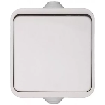 Выключатель СВЕТОЗАР БАТТЕРФЛЯЙ одноклавишный, цвет белый,10А/~250В SV-54330-W купить в Екатеринбурге