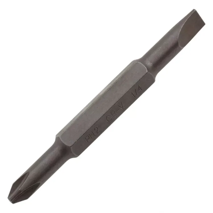 Отвертка комбинированная Denzel, SL3/16"-PH1, SL1/4"-PH2, 3-х компонентная рукоятка, 7713381 купить в Екатеринбурге