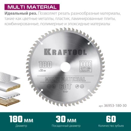 Диск пильный Multi Material, повышенный ресурс 36953-180-30 купить в Екатеринбурге