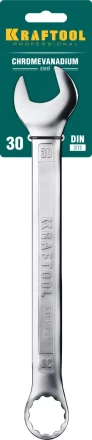 Ключ комбинированный KRAFTOOL, Cr-V, DIN 3113 27079-30 купить в Екатеринбурге