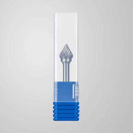 Зубр Твердосплавная борфреза J - зенкер с вершиной 60°, 12 х 10 мм (28808-12-10) купить в Екатеринбурге