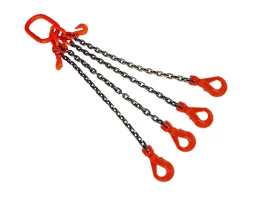 Строп цепной TOR 4СЦ г/п 6,7 т 1,0 м с укорачивающими и самозакрывающимися крюками 1016003