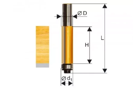 Фреза кромочная прямая ф95х26мм хв. 8мм 46161 купить в Екатеринбурге