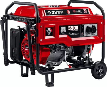 ЗУБР № 2 для генераторов мощностью свыше 4000 Вт, набор колес + рукоятка (НКР-2) купить в Екатеринбурге