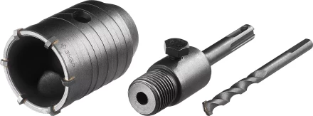 ЗУБР 50 мм, SDS - Plus, 6Т, коронка по бетону с оснасткой (29211-50) купить в Екатеринбурге