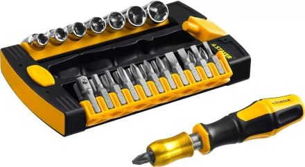 Набор STAYER &quot;MASTER&quot; HERCULES: Отвертки, Cr-V, эргономичная двухкомпонентная рукоятка, 30предм, в боксе 25055-H30 купить в Екатеринбурге