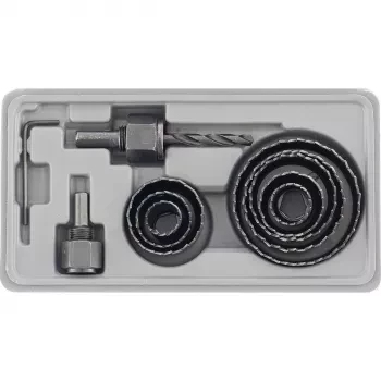 Набор кольцевых пил по дереву 19-64 мм 11 предм. MATRIX 70473 купить в Екатеринбурге