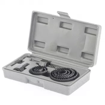 Набор кольцевых пил по дереву 19-64 мм 11 предм. MATRIX 70473 купить в Екатеринбурге