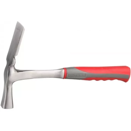 Молоток каменщика ЗУБР широкий, цельнокованый, с двухкомпонентной рукояткой, 600г 20145-600 купить в Екатеринбурге