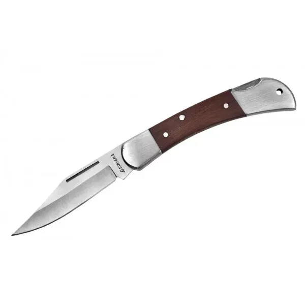 Нож STAYER складной с деревянными вставками, средний 47620-1_z01 купить в Екатеринбурге