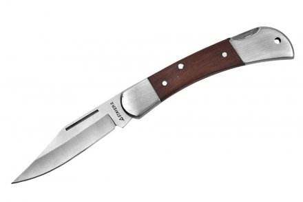 Нож STAYER складной с деревянными вставками, средний 47620-1_z01 купить в Екатеринбурге