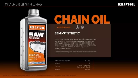 TimberPlus цепное полусинтетическое масло для бензо и электропил 41520-1 купить в Екатеринбурге
