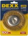 DEXX. Щетка дисковая для дрели, витая стальная латунированная проволока 0,3мм, 100мм 35110-100 купить в Екатеринбурге