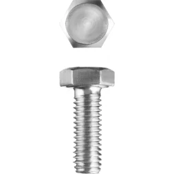 Болт ЗУБР &quot;МАСТЕР&quot; с шестигранной головкой, ГОСТ 7798-70, класс прочности 5.8, оцинкованный, M5x14мм, 5кг 303080-05-014