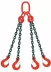 Строп цепной четырехветвевой 4СЦ 26.5 т L=1.5 м 8 кл с ОВ 26.5т купить в Екатеринбурге