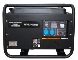 Бензогенератор Hyundai HY 9000SE-3 + колеса