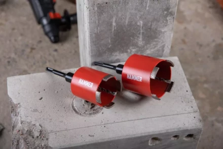 Коронка алмазная HAMMER Ф 68мм (242-503) купить в Екатеринбурге