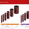 ЗУБР набор 6 шт: 13, 19, 26, 38, 51, 76 мм, высота 115 мм, Р80, втулки шлифовальные для станка СШО-500 МАСТЕР (35649-H6-80) купить в Екатеринбурге