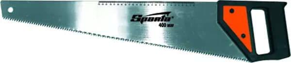 Ножовка по дереву 500 мм 5-6 TPI каленый зуб линейка пластиковая рукоятка SPARTA 232365 купить в Екатеринбурге