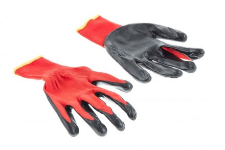 Нейлоновые перчатки с нитриловым покрытием HAMMER 230-030 купить в Екатеринбурге
