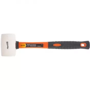 Киянка резиновая 450 г белая резина фибергласовая рукоятка SPARTA 11129 купить в Екатеринбурге