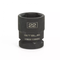 Головка ударная шестигранная 22 мм 1/2" CrMo Stels 13926