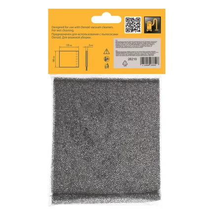 Фильтр полиуретановый для пылесоса универсальный Denzel 28210 купить в Екатеринбурге