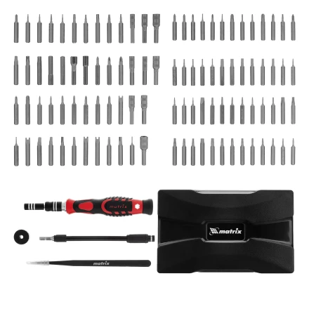 Набор для точных работ 107 в 1 Matrix, универсальный, сталь CrV, 13569 купить в Екатеринбурге