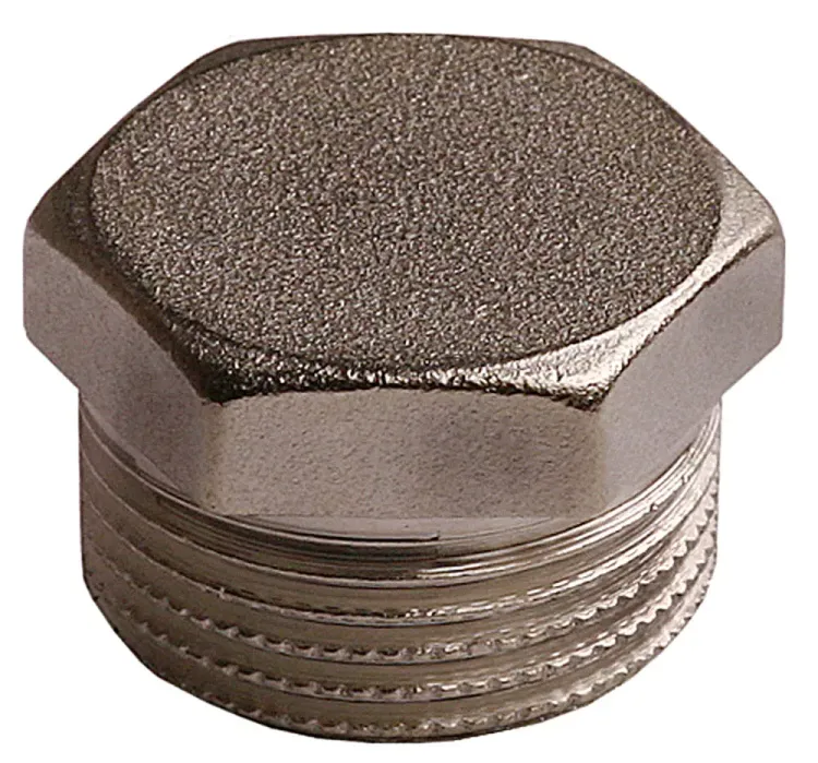 Заглушка GENERAL FITTINGS никелированная латунь, 6-ти гранная головка, наружная резьба, 1" 51097-S-1 купить в Екатеринбурге
