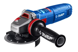 ЗУБР 1500 Вт, d125 мм, УШМ, регулировка оборотов, фланец МИГ, Профессионал (УШМ-П125-1505 ЭПСТ)