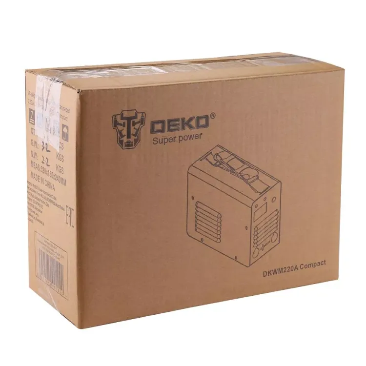 Сварочный аппарат 220А DEKO DKWM220A Compact, 051-4677 купить в Екатеринбурге