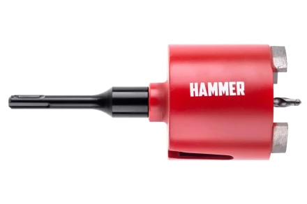 Коронка алмазная HAMMER Ф82мм (242-504) купить в Екатеринбурге