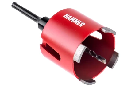 Коронка алмазная HAMMER Ф82мм (242-504) купить в Екатеринбурге