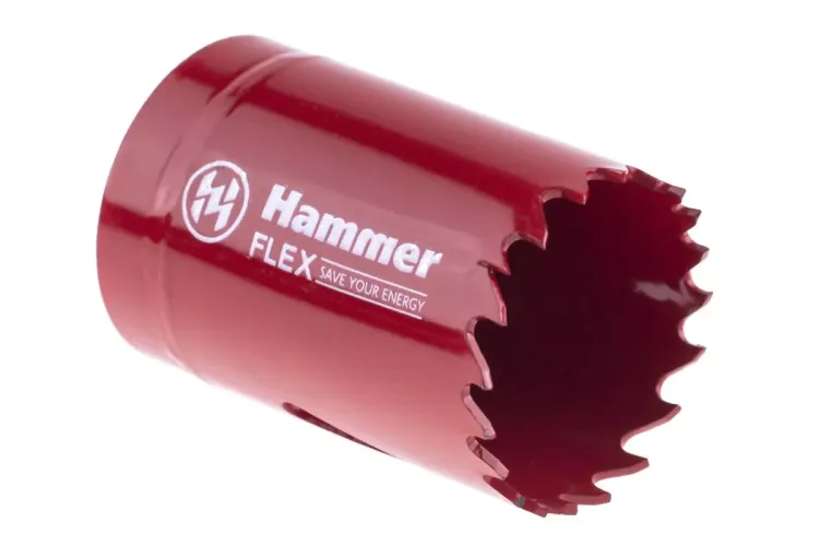 Коронка биметаллическая HAMMER Ф35х38мм 5/8" BiMETALL (224-007) купить в Екатеринбурге