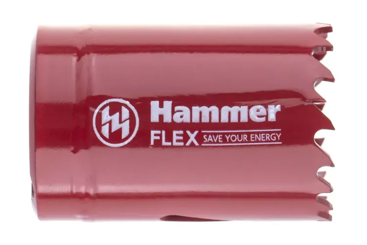 Коронка биметаллическая HAMMER Ф35х38мм 5/8" BiMETALL (224-007) купить в Екатеринбурге
