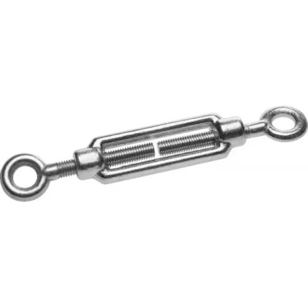 Талреп ЗУБР DIN 1480, кольцо-кольцо, оцинкованный, кованая натяжная муфта, М8, 1 шт 4-304376-08 купить в Екатеринбурге