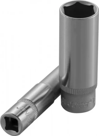 Головка торцевая шестигранная 1/4&quot; М8 глубокая  S04НD2108 Jonnesway 48004 купить в Екатеринбурге