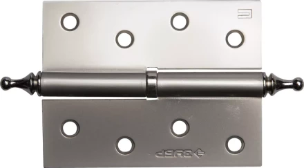 Петля дверная разъемная ЗУБР &quot;ЭКСПЕРТ&quot;, 1 подшипник, цвет мат. никель (PN), правая, с крепежом, 100х75х2,5мм,2шт 37605-100-4R купить в Екатеринбурге