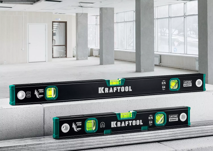 Профессиональный уровент с зеркальным глазком KRAFTOOL 34781-100 купить в Екатеринбурге