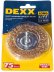 DEXX. Щетка дисковая для дрели, витая стальная латунированная проволока 0,3мм, 75мм 35110-075 купить в Екатеринбурге